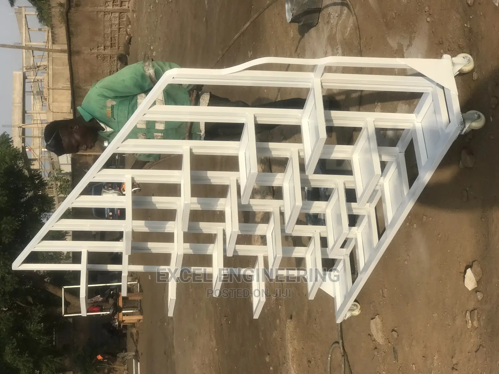 Flower Pot Shelves and Garden Chairs