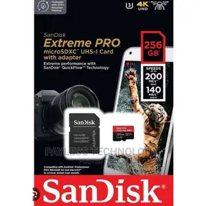 Sandisk 256gb Extreme Pro Micro Sd Card