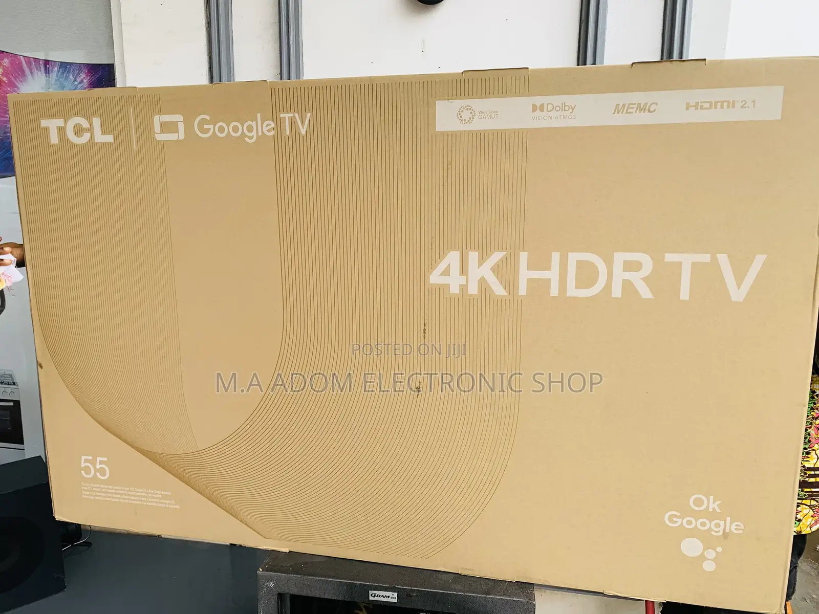 New TCL 55” UHD Bluetooth Smart Android