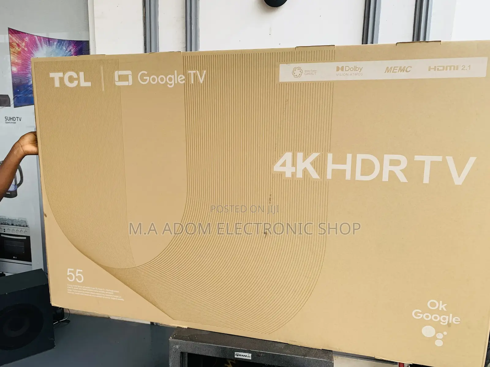 New TCL 55” UHD Bluetooth Smart Android