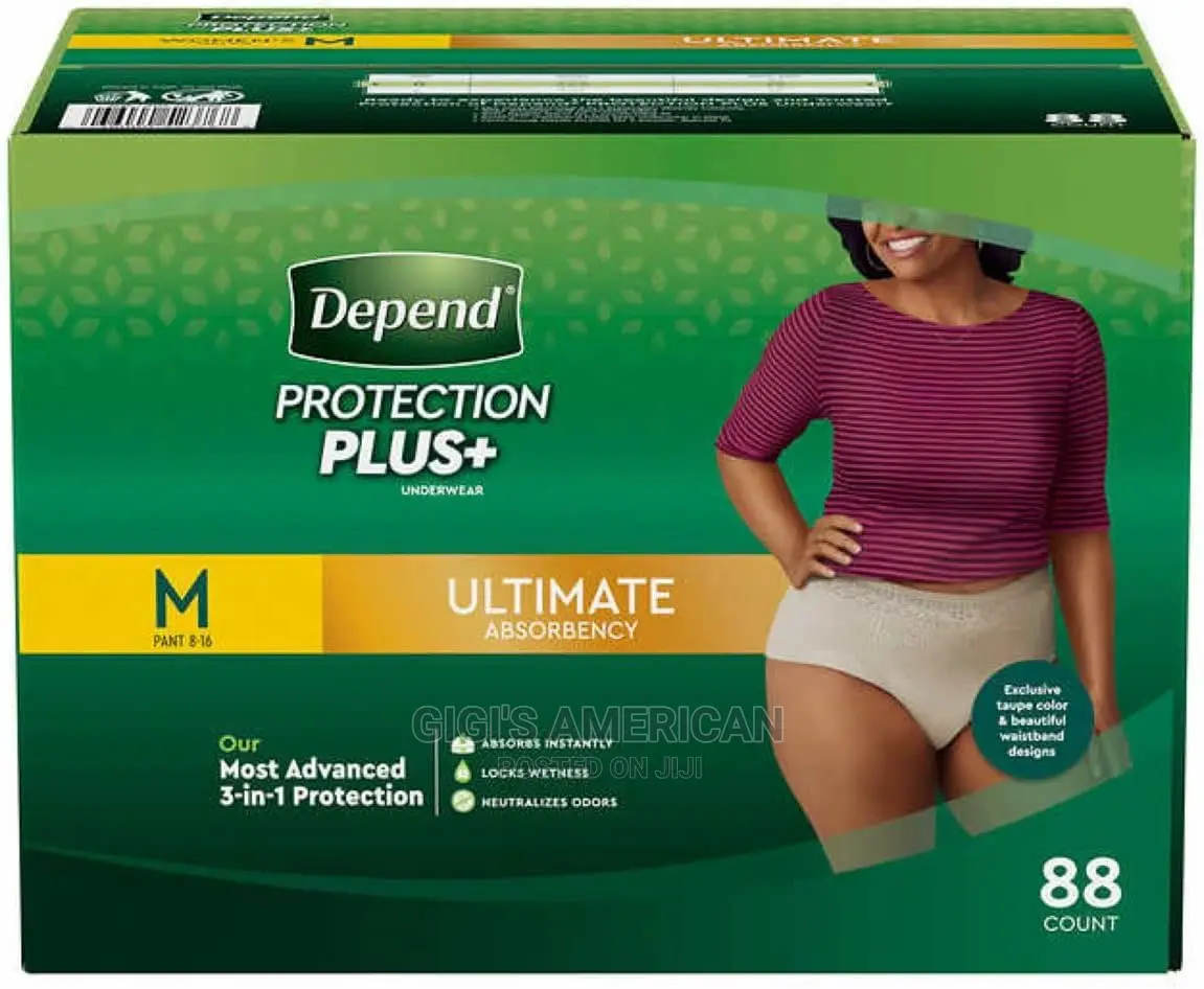 Depend Protection Plus+ Adult Diapers Pull Ups