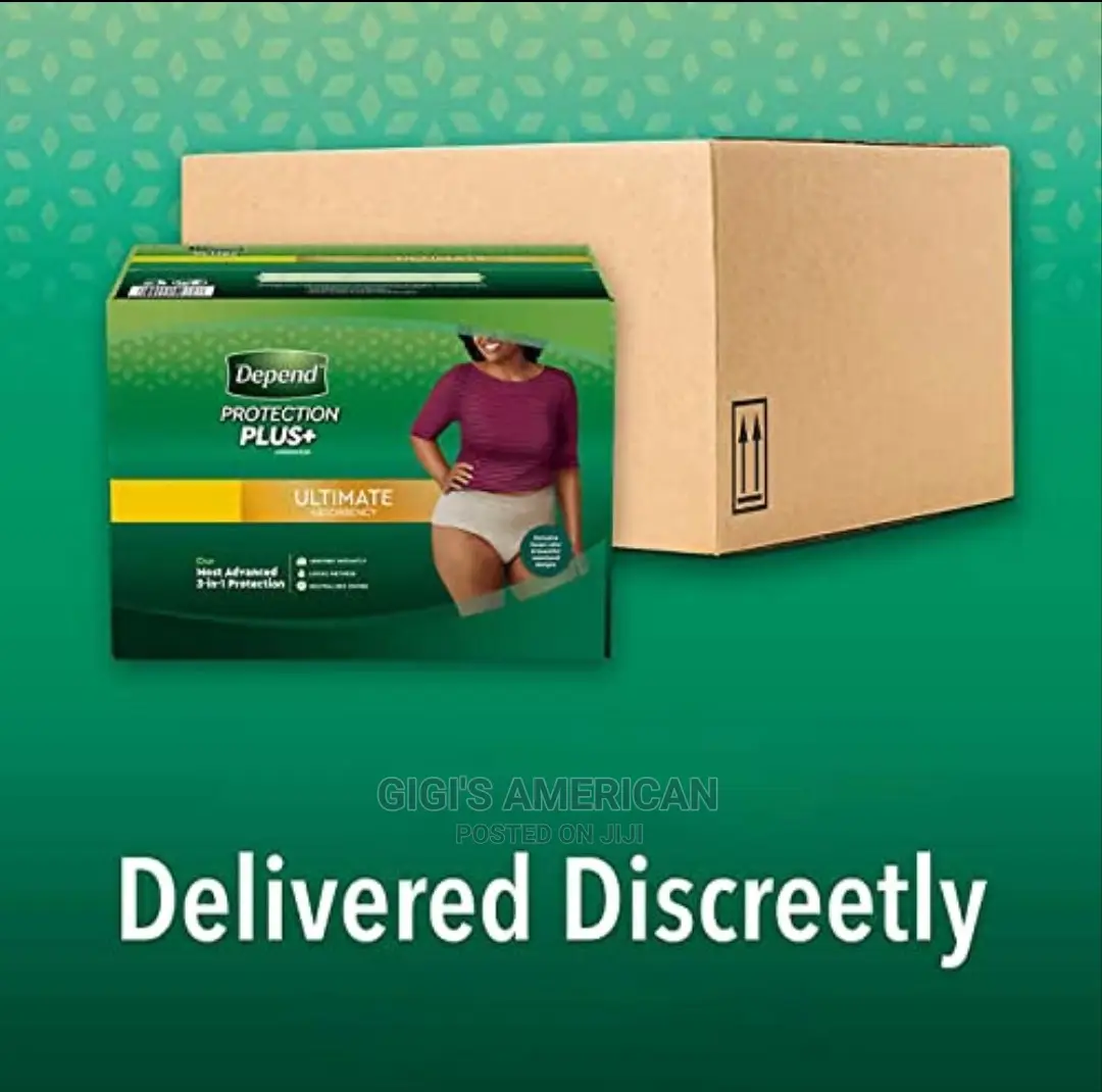 Depend Protection Plus+ Adult Diapers Pull Ups