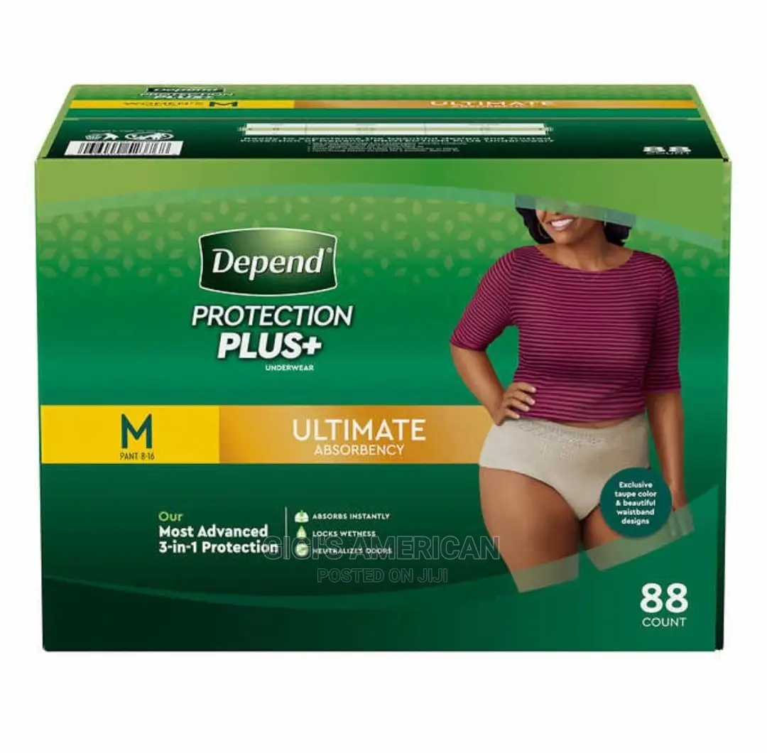 Depend Protection Plus+ Adult Diapers Pull Ups