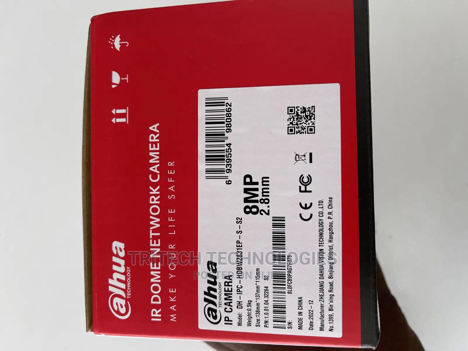 Dahua 8mp IP Camera Indoor Dh-Ipc-Hdbw2831ep-S-S2