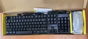 T-Wolf Tf200 Usb Wired RGB Gaming Keyboard and Mouse - Black