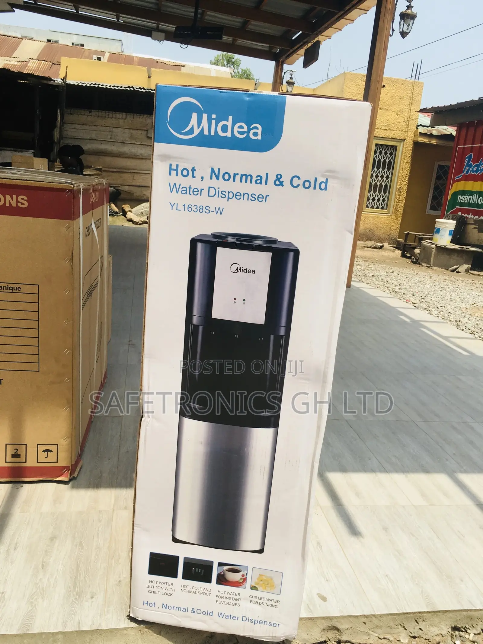 Hot and Cold Water Dispenser Midea Yl1638s-W 