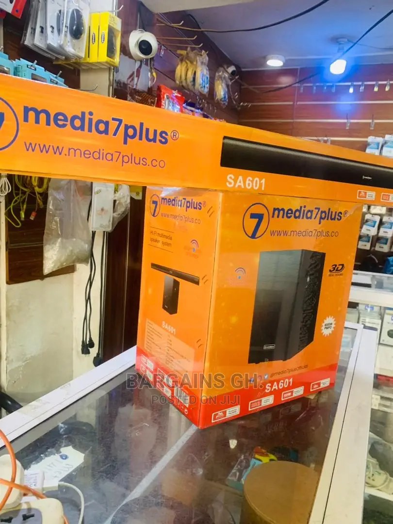 Media7plus Deep Bass Wireless Sound Bar (Xmas Promo)