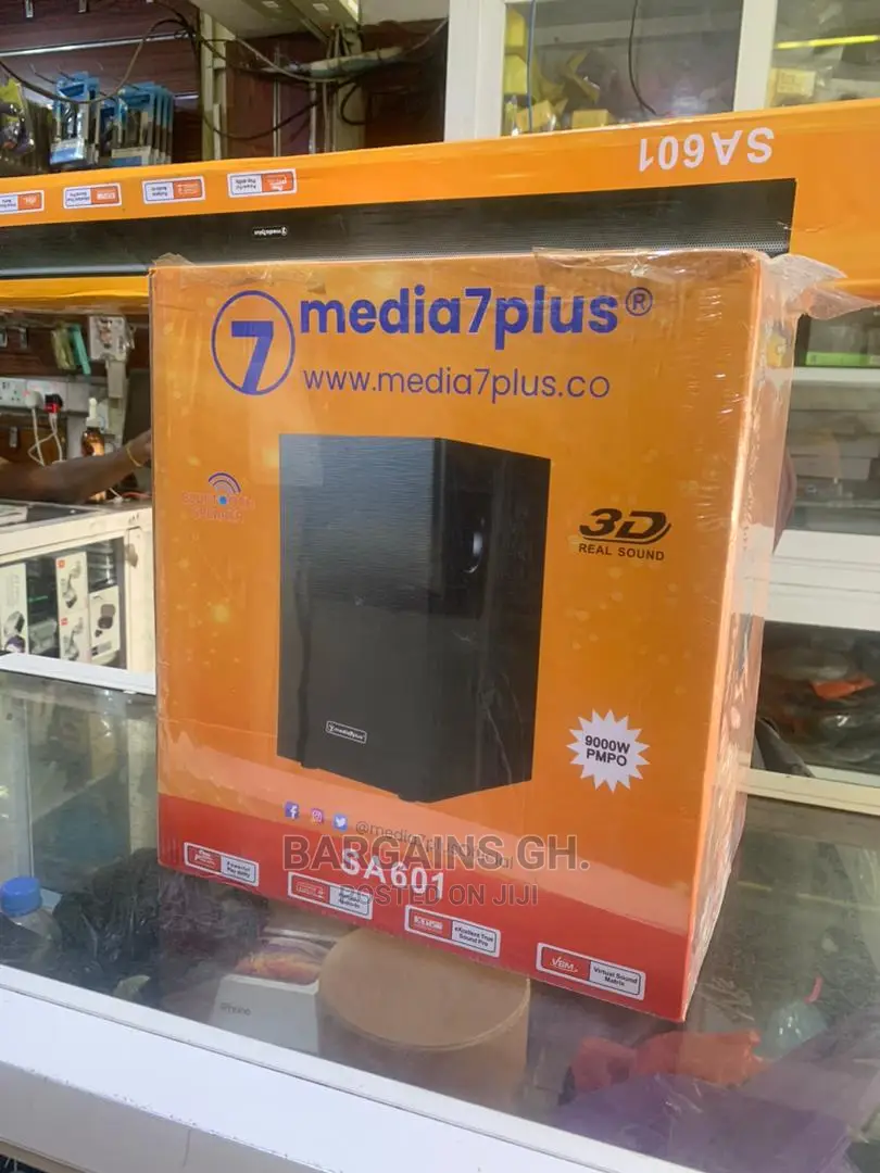 Media7plus Deep Bass Wireless Sound Bar (Xmas Promo)