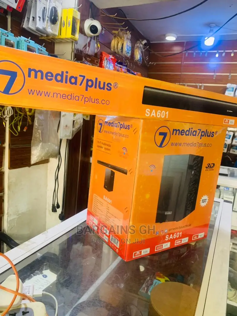 Media7plus Deep Bass Wireless Sound Bar (Xmas Promo)
