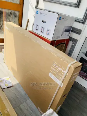 Elegant Black Samsung(65AU7092)65” Crystal Uhd Led Tv 