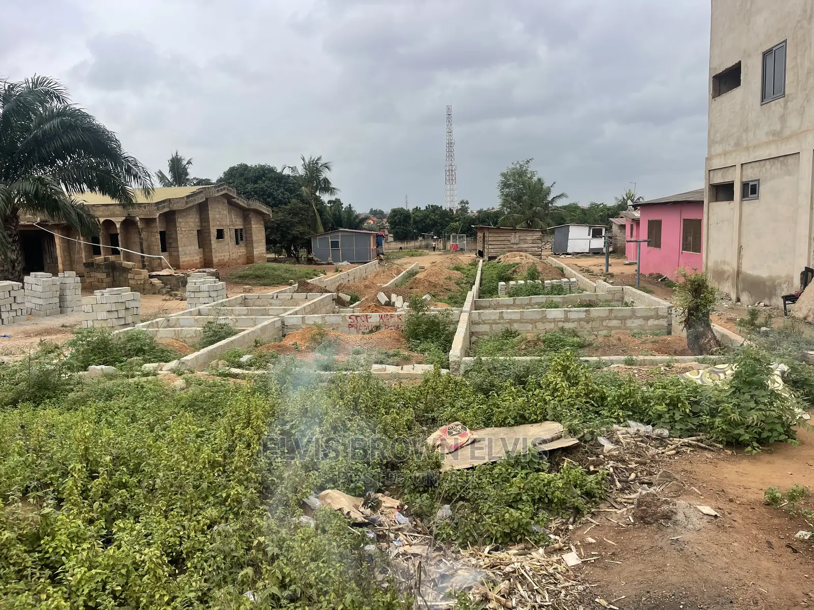 Roadside Plot of Land for Sale at Botwe Littel Rosse