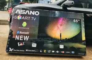 Lastest Asano LED Smart UHD 65 Inches LED Glossy Tv