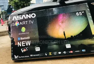 High Quality Asano 65 Inches Glossy LED UHD Smart Tv