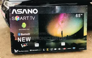 Super Powerful 65 Inches Asano Glossy LED Smart UHD Tv