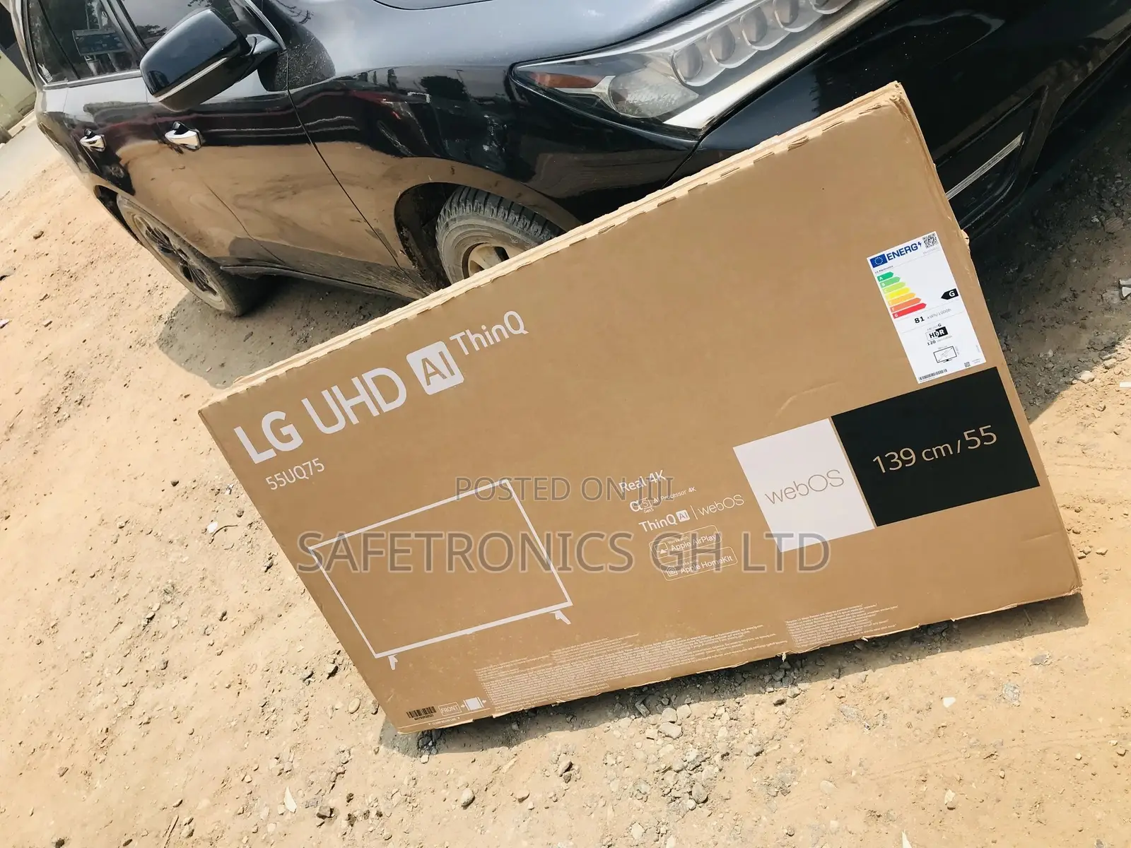 Extremely Clear Glossy 55 Inches Lg UHD Smart Tv