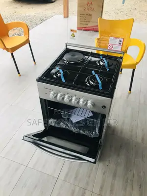 3 Gas 1 Electric Volcano 50x50 Cooker Oven With Grill