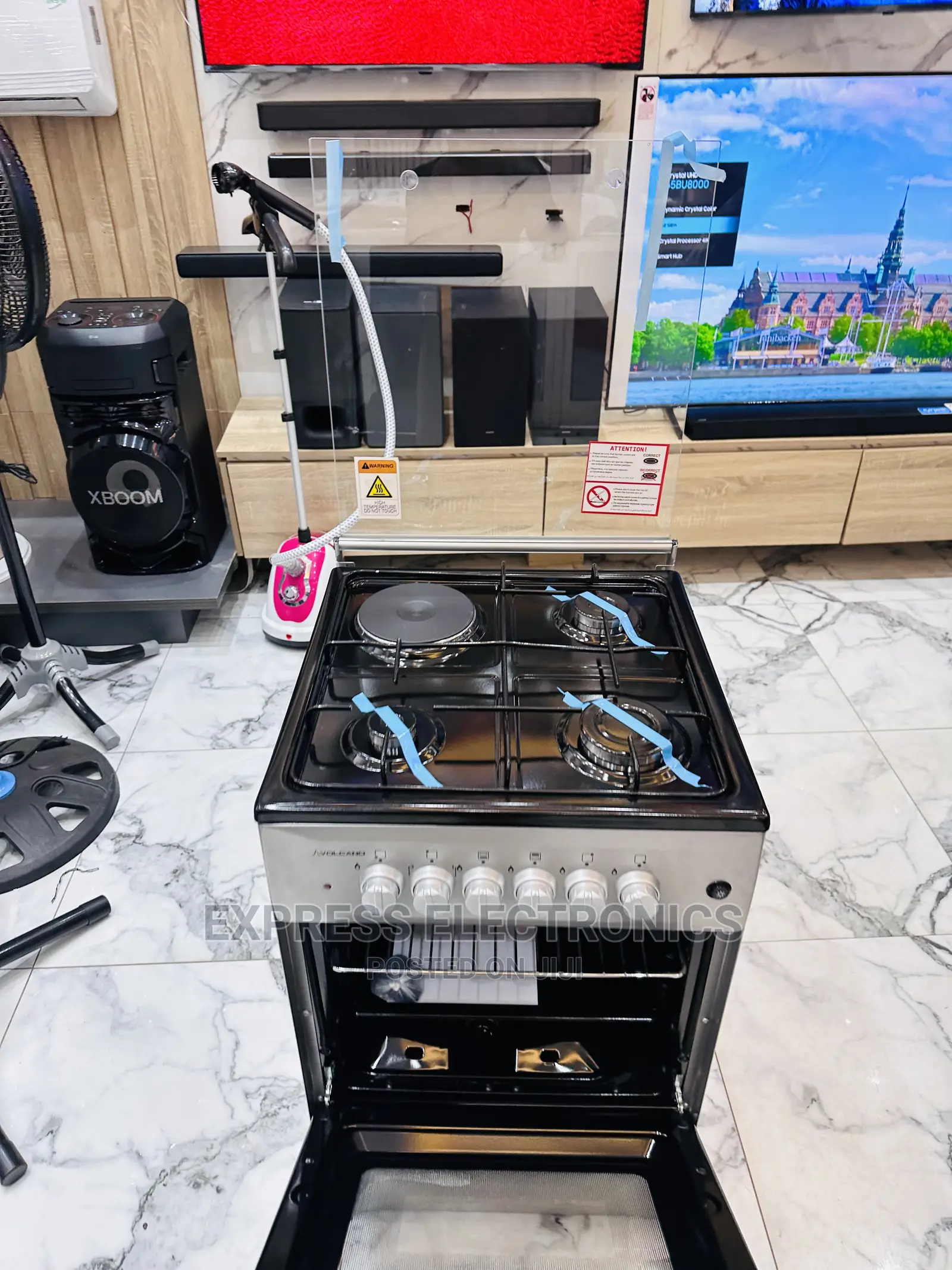 Call and Order for Volcano 3+1 Gas and Electric Cooker Oven