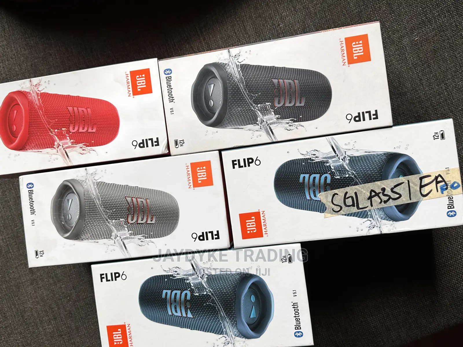 Original JBL Flip 6 Portal Bluetooth Speakers