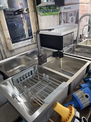 Stainless Steel Cabinet Sink With Cup Washer