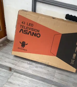 Elegant Black 43 Inch Asano Digital Satelite Smart Led Tv