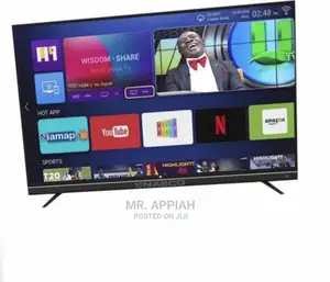 Newly in Stock Nasco 65” Uhd Smart Tv(Black) 