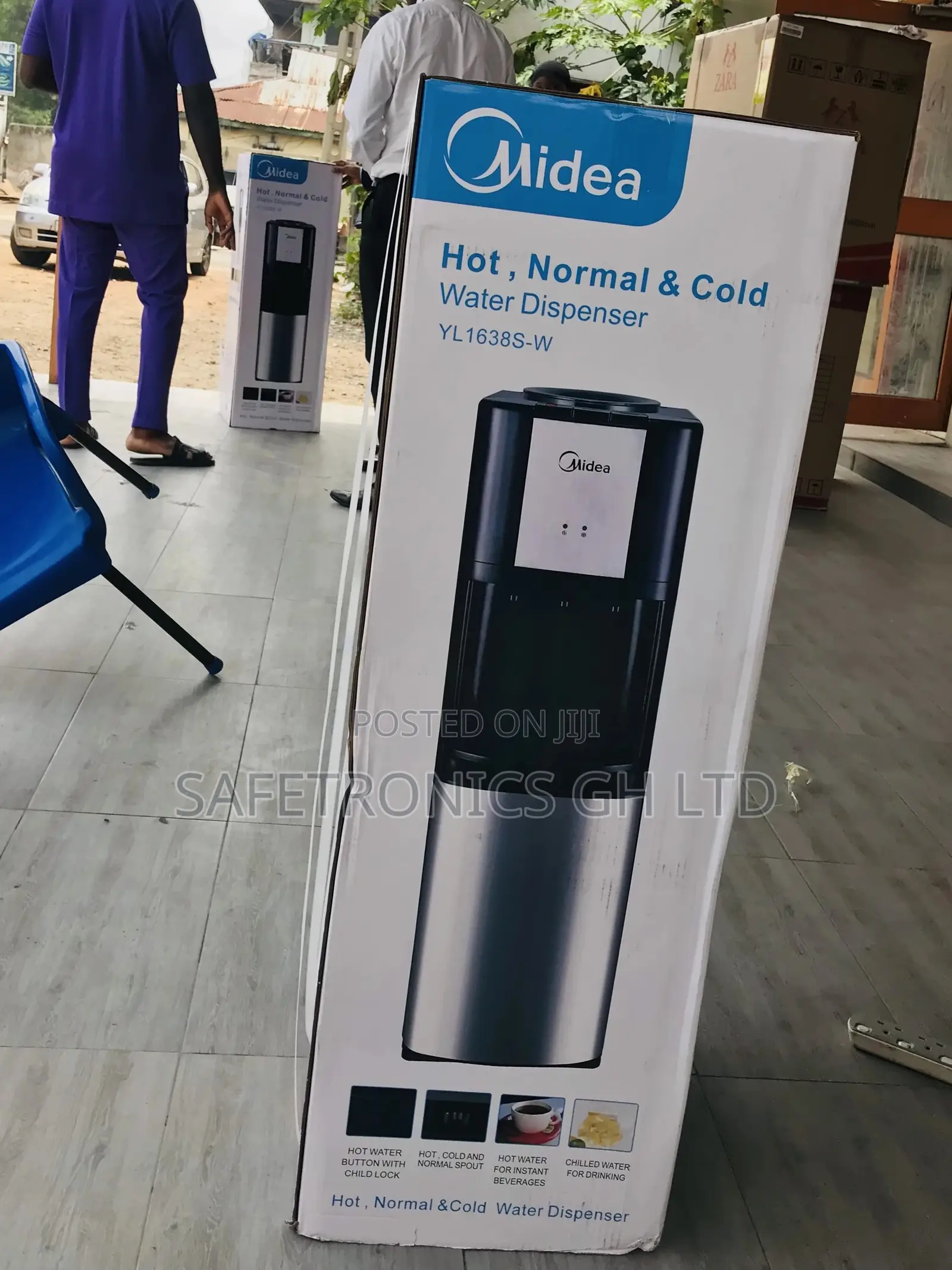 Water Dispenser Hot/Cold Midea Yl1638s-W