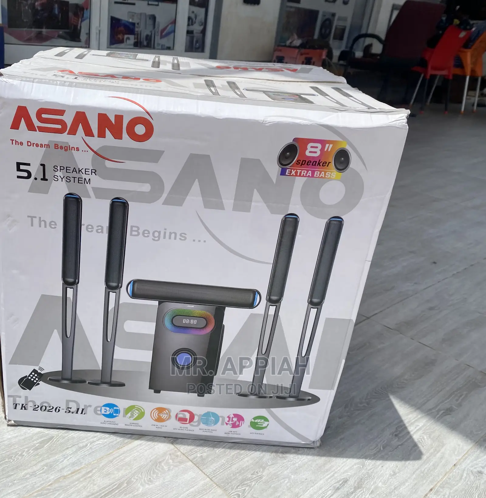 Get a Discount on Asano Bluetooth Soundbar System(Black)