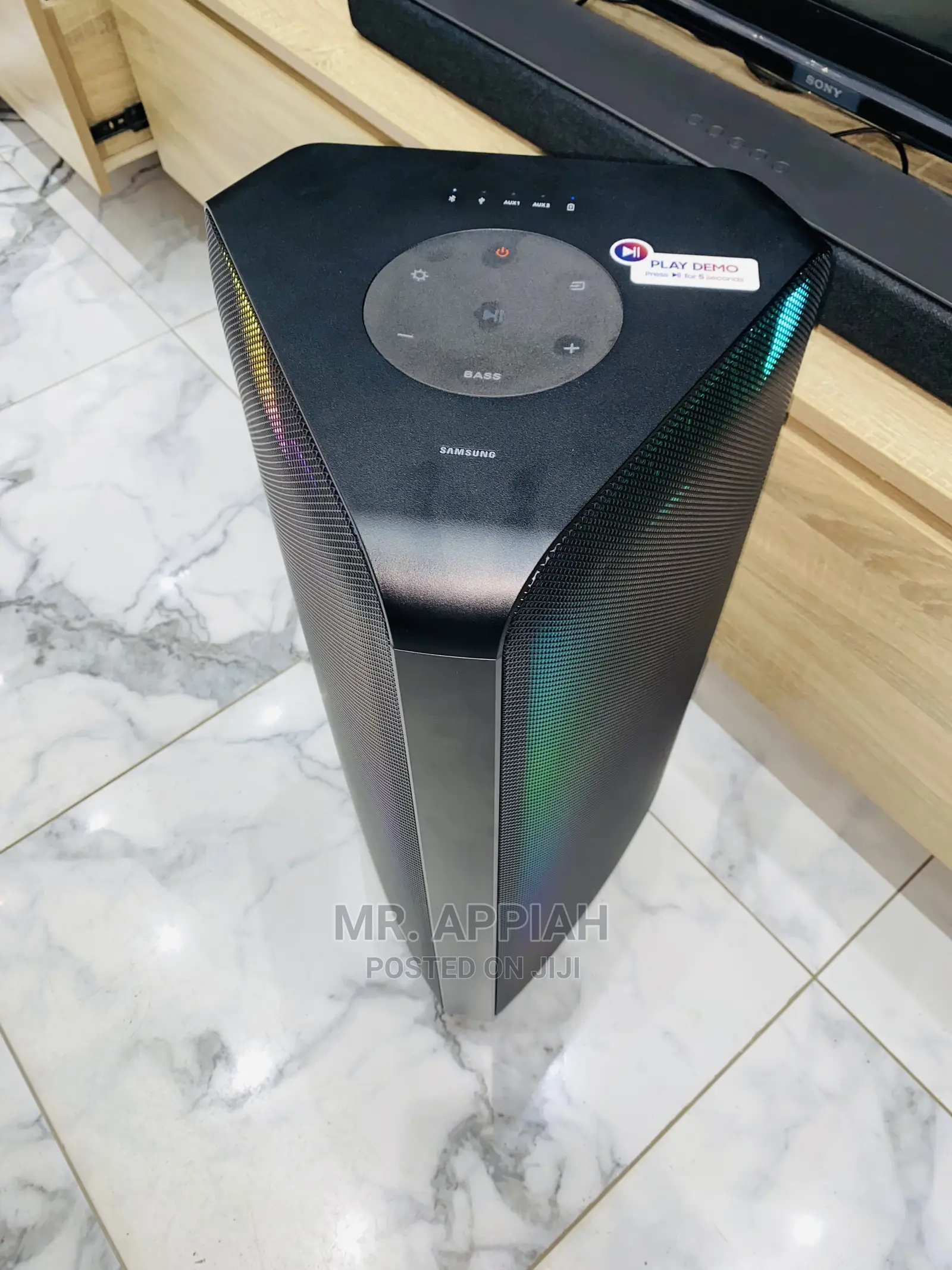 Original Samsung Mx-St50b Bluetooth Speaker(Black) 
