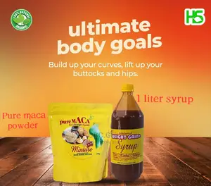 Pure Maca Powder, Weight Gain Syrup Combo