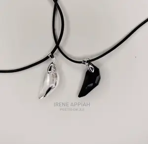 Black Leather Necklace For Men And Ladies