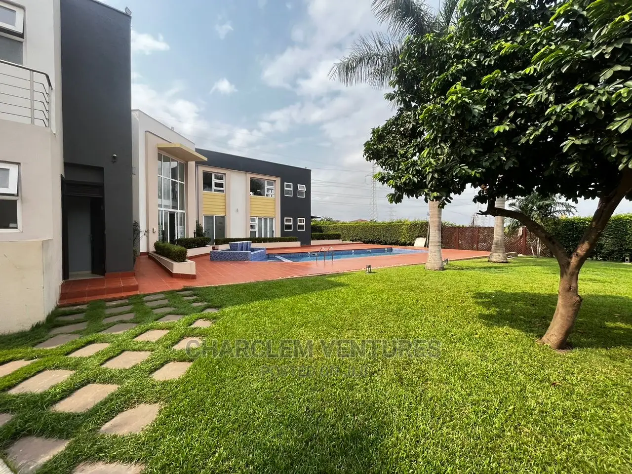 Furnished 3bdrm House in Charclem Ventures, East Legon for rent