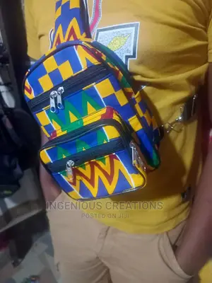 African Print Body Bag.