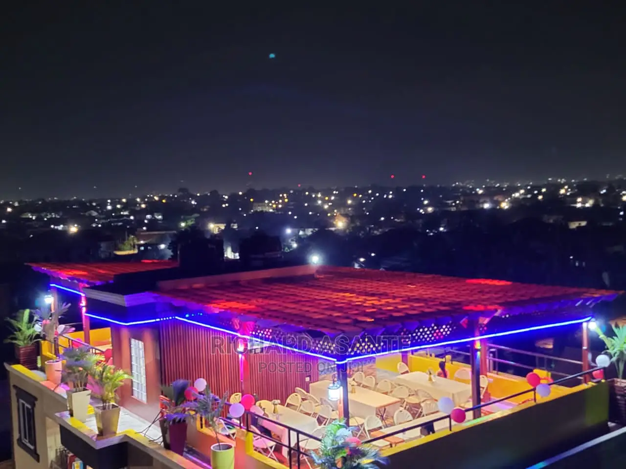 Open Rooftop for Events, Birthday Parties, Reception, Etc