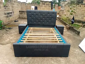Black Double Bed Available.