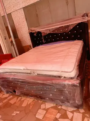 Promotional King Size Bed With Mattress. Free Delivery