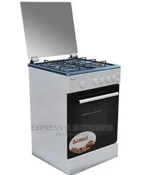 Best Buy for Less Chigo 60x60 Gray Auto Ignition 4burner