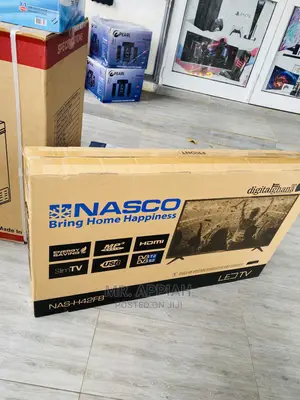 Budget-Friendly Nasco 42” Digital Satelite LED Tv(Black)