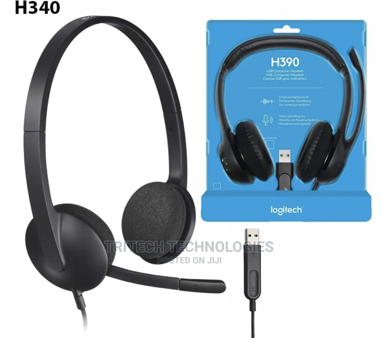 Logitech Usb Headset H340, Stereo, Usb Headset