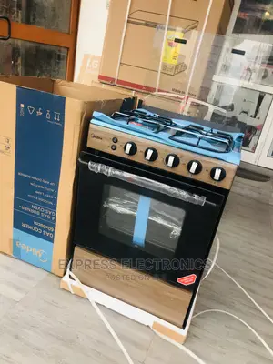 Midea Gas Cooker 4burner Stove Oven Grill Auto Ignition