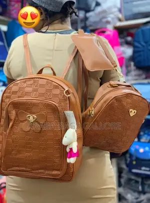 3sets Quality Leather Bag for Shs,Jhs or Primary