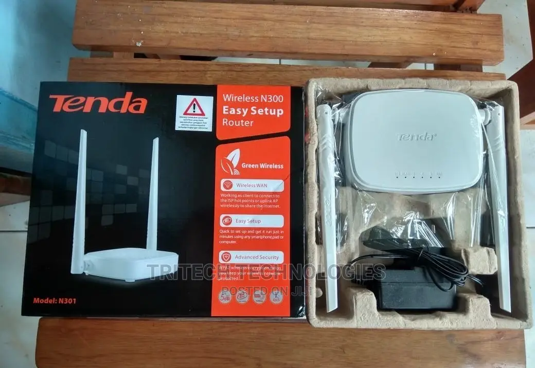 TENDA N301 Wireless N300 Easy Setup Router