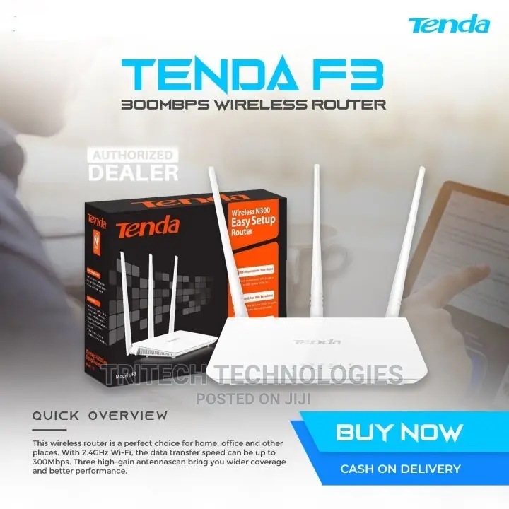 TENDA F3 300mbps Wireless Router