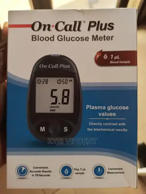 On Call Glucometer With Free 50 Lancets