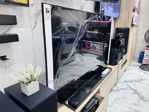 Slim Black Oled Tv Lg OLED65A1PVA Clear Cinema 