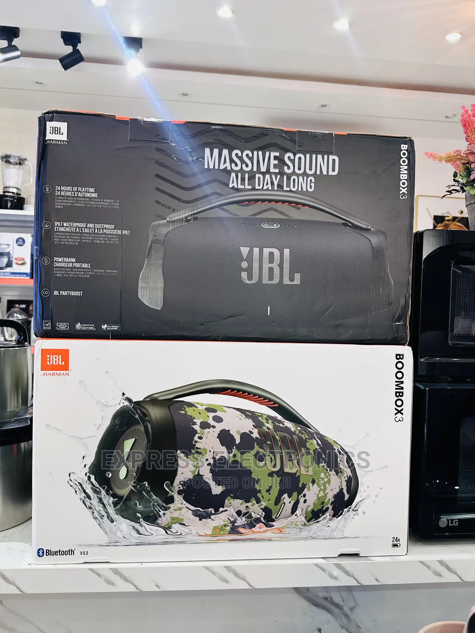 Massive Sound Bluetooth Speaker JBL Boombox 3