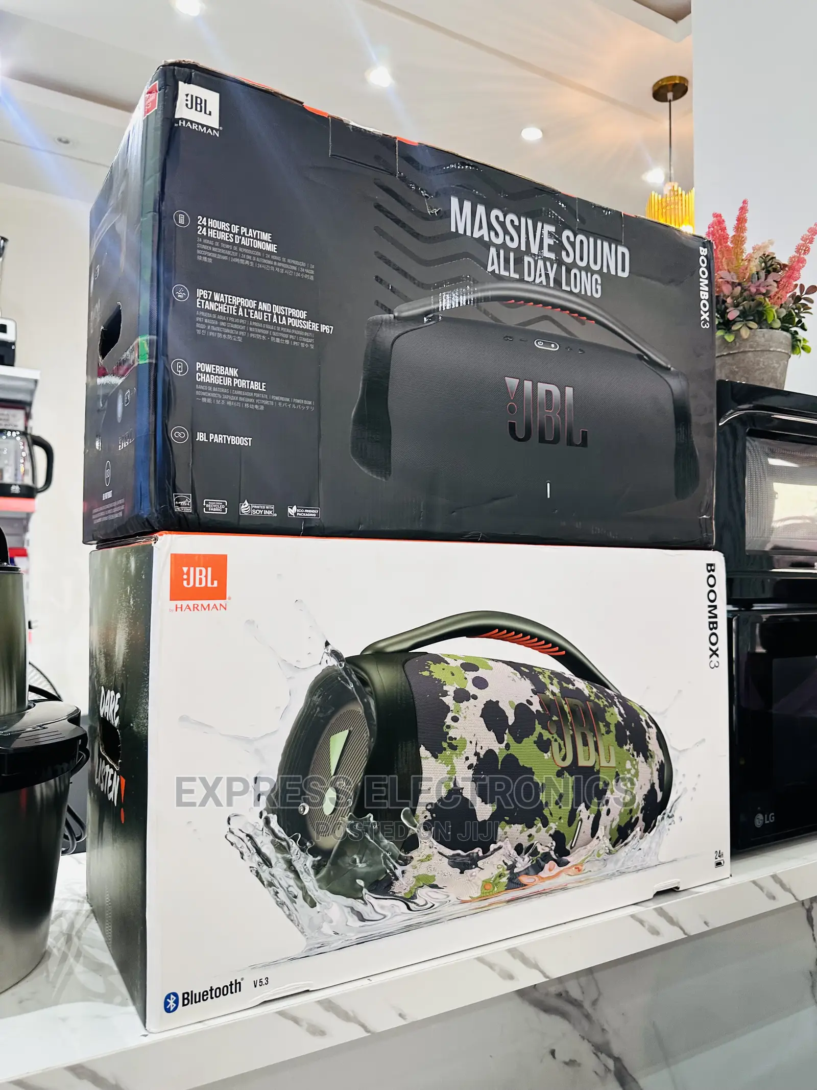Deeper Bass Bluetooth Speaker JBL Boombox 3
