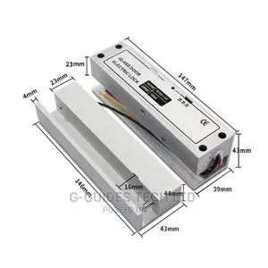 Fully Frameless Glass Door Electric Bolt Door Lock