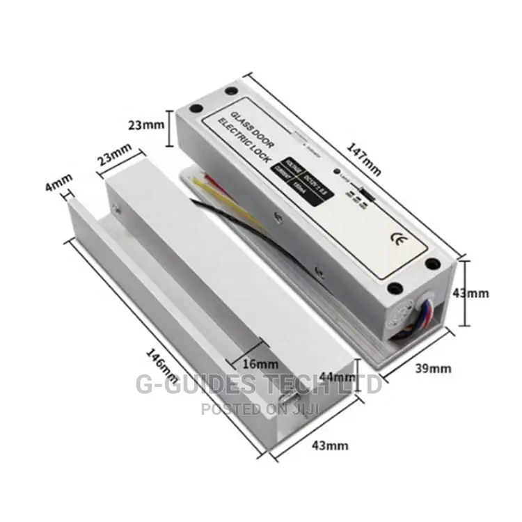 Fully Frameless Glass Door Electric Bolt Door Lock