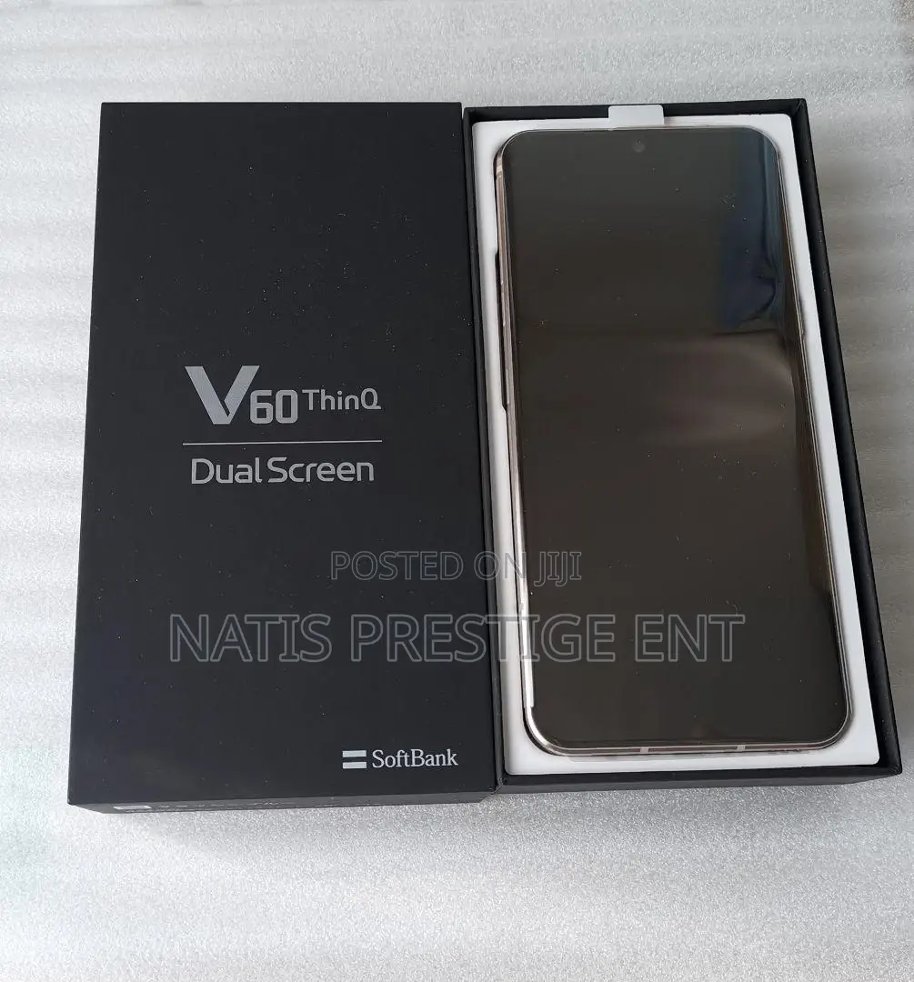 New LG V60 ThinQ 5G UW 128 GB Black