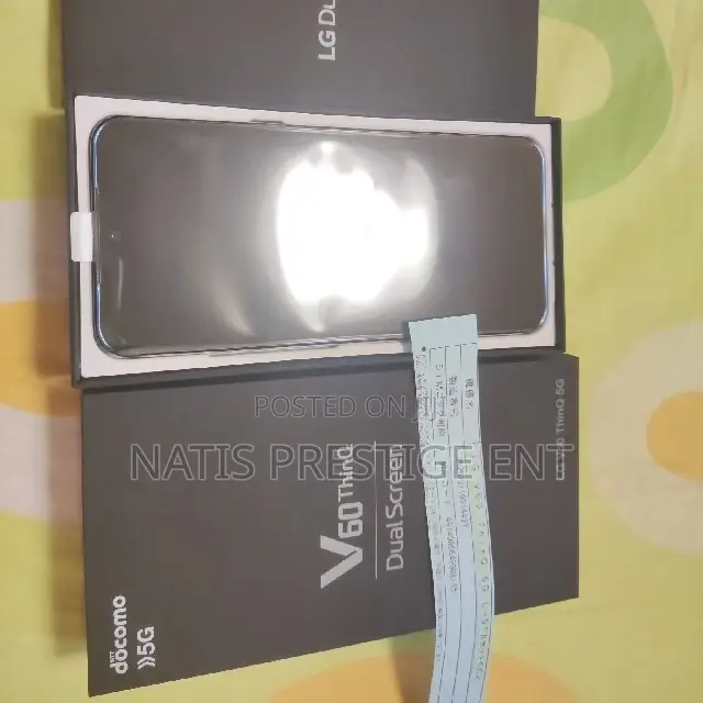 New LG V60 ThinQ 5G UW 128 GB Black